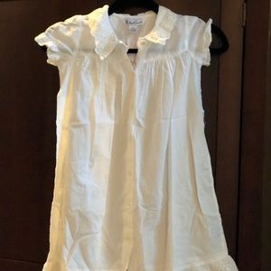 NWT- April Cornell White Petticoat Dress